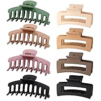 Large Hair Claw Clips hair clips 8 Pack 4.3