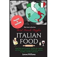Word search Puzzle ITALIAN FOOD: Learn about the best selection of italian food (breads, pizzas, wines, noodles, ..) and the most famous dishes grouped by regions. ITALY theme