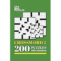 USA Best Crosswords for Adults with solutions: 200 Puzzles Easy, Medium to Hard Volume 2