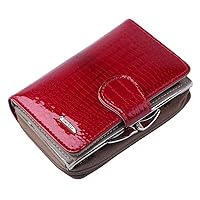 Wallet Leather Wallet Womens Leather Handbag Zipper Bag Card Bag Lady Purse Wallet Purse Women, Beige, Small