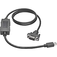 Tripp Lite Mini DisplayPort to VGA Active Cable Adapter, MDP 1.2, MDP to HD15 (M/M), MDP2VGA, 1080p, 3 ft. (P586-003-VGA-V2)