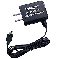 UpBright Mini USB 5V AC/DC Adapter Compatible with Uniden Bearcat Model SDS100 Li-ion Battery True I/Q Digital APCO Deluxe Trunking Handheld Police Scanner Radio 5VDC 1A Power Supply Cord Charger PSU