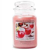 Village Candle Dragon Fruit Lemonade, Large Glass Apothecary, Jar Scented Candle, 21.25oz