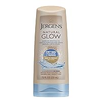 Natural Glow +FIRMING In-shower Self Tanner for Fair to Medium Skin Tones, Anti Cellulite Firming Body Lotion, Wet Skin Lotion for Gradual and Natural-Looking Fake Tan, 7.5 Ounce