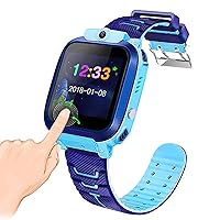 Dificato Kids Smart Watch, Phone Calling & Text Messaging Smart Watch with Camera, HD Touch Screen Cell Phone Watch with GPS Tracker for 3-15 Boys Girls