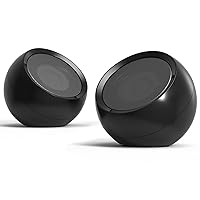 Computer Speakers for Desktop, PC Speakers for Laptop, Small USB-Powered External Speakers with Hi-Fidelity Stereo Sound, Direct Volume Control, Plug-n-Play