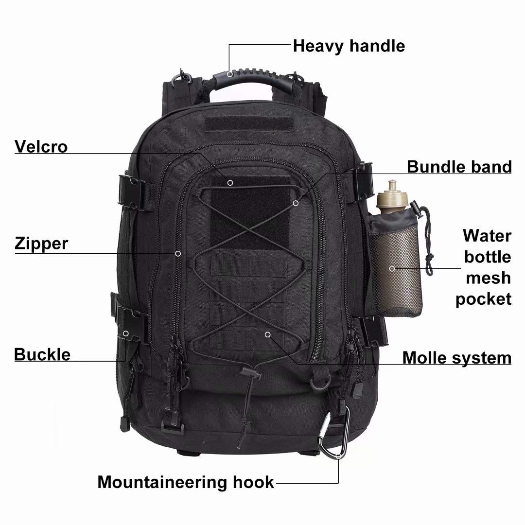 ARMY PANS Backpack for Men Large Military Backpack Tactical Travel Backpack for Work,Camping,Hunting,Hiking