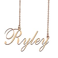 Personalized Mom Name Necklace Pendant Jewelry in Gold Silver