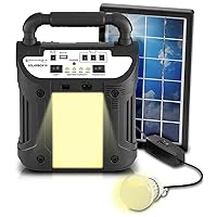 Technical Pro SOLARBOX10 9-in-1 Solar Power Bank Speaker with 12V 3000 MAh Battery