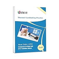 Uinkit Legal Thermal Laminating Pouches 9X14.5inches 5mil for Extra Protection 100Pack Clear Glossy Laminating Sheets Laminator Pockets (9x14.5x100-5mil)