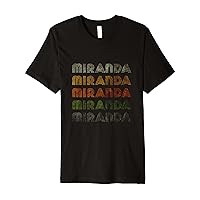 Love Heart Miranda Tee Grunge/Vintage Style Black Miranda Premium T-Shirt