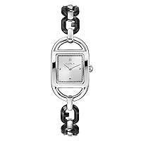 Furla Women's Stainless Steel w/Black Acetate Bracelet Watch (Model: WW00026001L1)