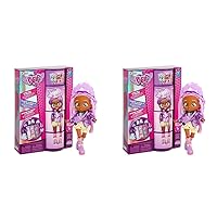 Cry Babies BFF Phoebe Fashion Doll with 9+ Surprises Including Outfit and Accessories for Fashion Toy, Girls and Boys Ages 4 and Up, 7.8 Inch Doll, Multicolor (Pack of 2)