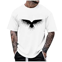 Men's Short Sleeve Tee Shirts Casual Short Sleeved T-Shirt Raglan Bottom Shirts Short, S-4XL