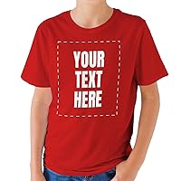 GotPrint Custom Shirt for Men, Women, Add Your Own Text Personalized T Shirts, Customizable Shirt Front/Back Soft Graphic Tee
