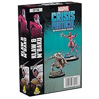 Marvel Crisis Protocol Klaw & M'Baku Character Pack | Miniatures Battle Game | Strategy Game for Adults | Ages 14+ | 2 Players | Average Playtime 90 Minutes | Made