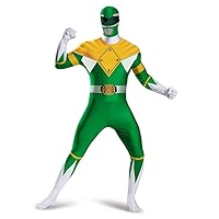 Disguise Men's Green Ranger Bodysuit Costume