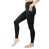 90 Degree By Reflex High Waist Fleece Lined Leggings with Side Pocket - Yoga Pants