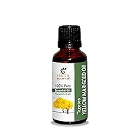 Pure Essential Oils for Aromatherapy, Skin Use, Diffusers, Candle and Soap Making 100% Undiluted & Uncut (Therapeutic Grade) - 5 ML (Yellow Marigold)