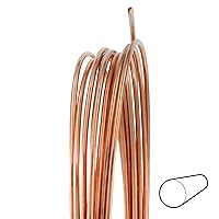 21 Gauge Round Full Hard Copper Wire - 25FT