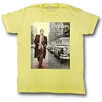 James Dean Men's Dream Slim Fit T-Shirt Large Yellow Heather