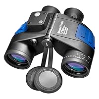 BARSKA Deep Sea Waterproof Floating Binocular w/ Internal Rangefinder & Compass, Blue, 7x50mm (AB10798)