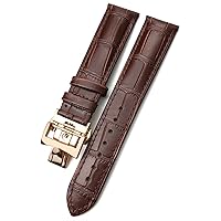 19mm 20mm 21mm 22mm Watch Band Replacement for Vacheron Constantin Patrimony VC Black Blue Brown Cowhide Strap