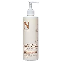Baby Lotion, Shea Butter and Vanilla, 16 oz - Non-Greasy, Body Lotion for Dry Skin - Hypoallergenic and Paraben-Free - No Synthetic Fragrances or Dyes - Made with Organic Shea Butter