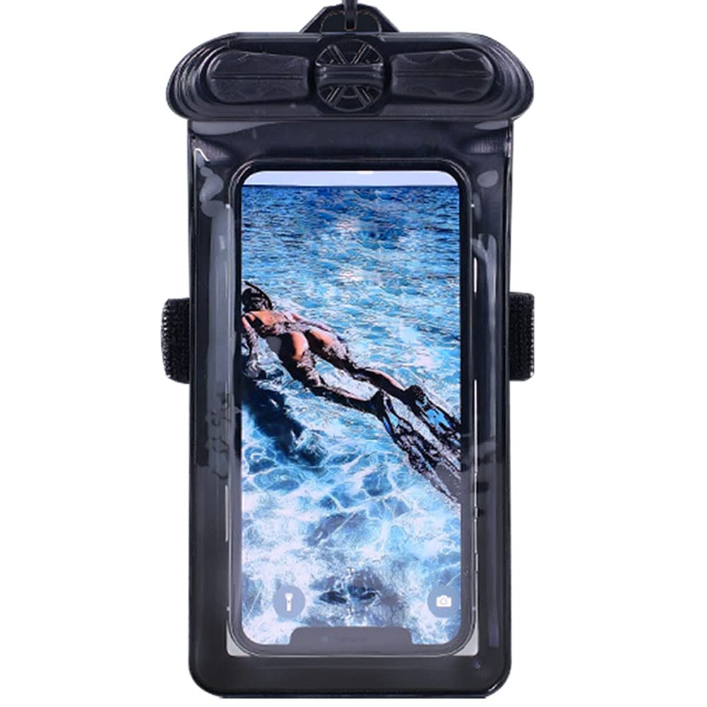 Vaxson Phone Case Black, Compatible with Nokia 8 V 5G UW Nokia 8V 5G UW Waterproof Pouch Dry Bag [ Not Screen Protector Film ]