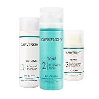 Acne Free 3-Step Acne Treatment Kit with Renewing cleaner, Alcohol- Renewing tone & Revitalizing treatment Lotion for Sensitive Skin