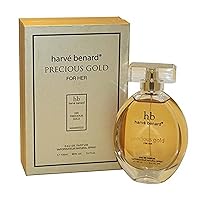 HarvΘ Bernard Precious Gold Eau de Parfum Spray for Women, 3.4 Ounce