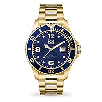 Ice-Watch - ICE Steel Gold Blue - Gold Watch with Metal Strap