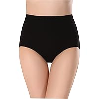 Washable Super Absorbency Cotton Urinary Incontinence Underwear for Women, Seamless Panty for Bladder Leak Protection, XXL(Black), 2X-XX-Large