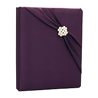 Garbo Collection Wedding Memory Book, Eggplant