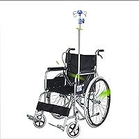 Medical Infusion Stand, Height-Adjustable Infusion Stand with 4 Hooks, Infusion Stand Made of Stainless Steel for Wheelchair