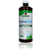 Natures Answer Periobrite Mouthwash 16 oz | Whitens Teeth | Freshens Breath | Removes Plaque | Minimizes Dry Mouth
