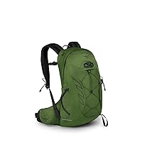 Osprey Talon 11L Men's Hiking Backpack with Hipbelt, Green Belt/Black, L/XL