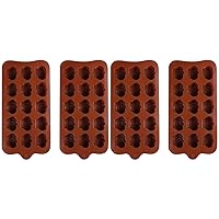 BESTOYARD 4 Pcs Silicone Gummies Molds Candy Molds Ice Cube Tray Gummy Molds Ice Cube Molds Rubber Baking Gadgets Dessert Mould Silicone Ice Mould Crown Cookie Molds Soap Candle Cake Pan 3d