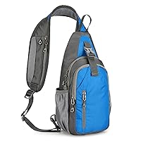 Sling Bag for Men Chest Bag with USB Charging Port Crossbody Shoulder Bag for Hiking