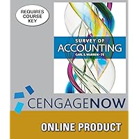 CengageNOW for Warren's Survey of Accounting, 7th Edition