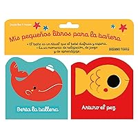 Mis pequeños libros para la bañera 1. Berta la ballena y Arturo el pez (Paquete con dos libritos con sonido) (Primeras travesías) (Spanish Edition)