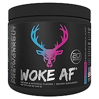 Bucked Up Pre-Workout Powder, Increased Energy, Miami, 333mg Caffeine, 20 Servings