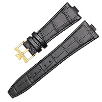 Genuine leather strap is suitable for Vacheron Constantin OVERSEAS Series 4500V 5500V P47040 stainless steel buckle