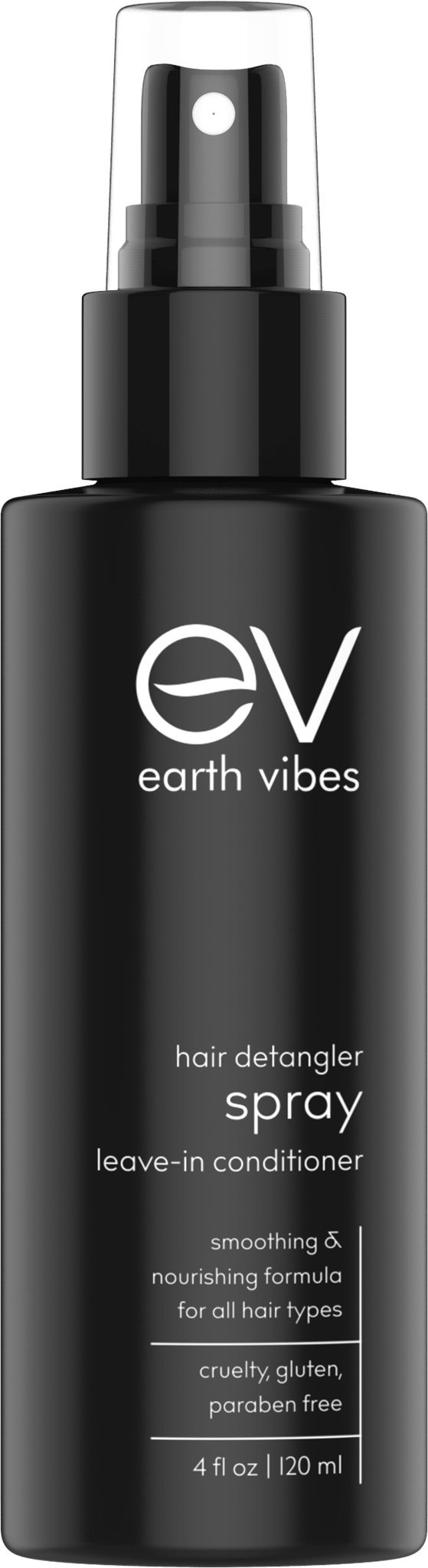 Earth Vibes Natural Hair Detangler, Leave-in Conditioner Spray, Detangler for Kids & Adults - All Hair Types - Color Safe Cruelty, Sulfate - Paraben Free - Made With Organic Jojoba and Avocado Oil