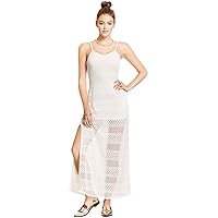 Womens Strappy Lace Maxi Dress