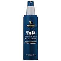 MAG I.C. Spray ⎸Magnesium Spray for Effective Relief Against Aches, Bruises, Backache ⎸Magnesium Mist Spray Has Quick Absorption to Prime Muscles for Activity (100mL)