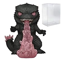 POP Movies: Godzilla x Kong: The New Empire - Godzilla with Heat-Ray Funko Vinyl Figure (Bundled with Compatible Box Protector Case), Multicolor, 3.75