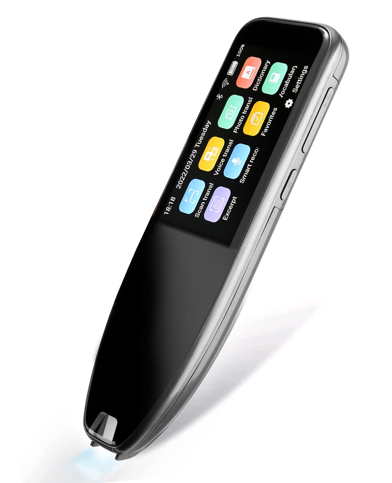 Language Translator Device Scanner Pen - Text to Speech Device for Dyslexia, Suitable for Language Learners Scan Translate Reading Pen,Fast - Under 0.5 Sec