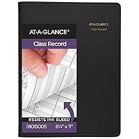 AT-A-GLANCE Undated Class Record Book, 8-1/4