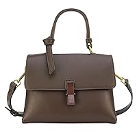 Mahogany color retro women's bag shoulder bag crossbody bag handbag bag large capacity women's bag texture bag